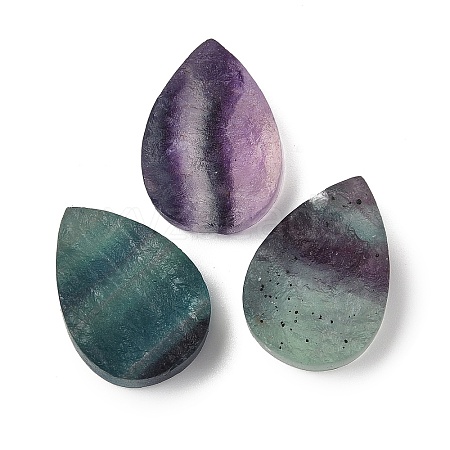 Natural Fluorite Cabochons G-K338-40B-04-1