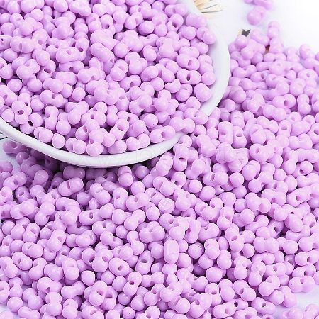 Baking Paint Glass Seed Beads SEED-K010-A22-1