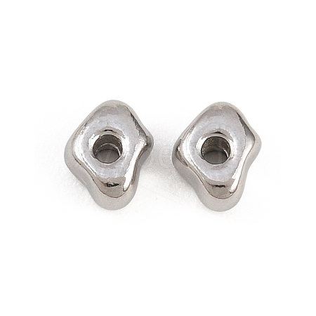Irregular 304 Stainless Steel Beads STAS-D394-03D-P-1