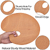 Oval Wood Color Palette AJEW-WH20098-001-6