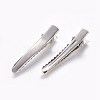 Iron Alligator Hair Clip Findings PHAR-WH0006-03P-2