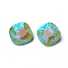 Glass Rhinestone Cabochons RGLA-I002-B01-3