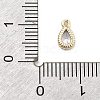 Brass Micro Pave Cubic Zirconia Pendants KK-M306-05G-04-3