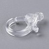 Transparent Plastic Lobster CLaw Clasps LS-KY-H005-A13-4