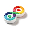 Infantile Autism Theme Silicone Focal Beads SIL-P007-C04-2