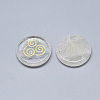 Synthetic Quartz Crystal Cabochons G-T122-37A-2