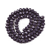 Opaque Solid Color Imitation Jade Glass Beads Strands LS-EGLA-A044-P6mm-D11-3