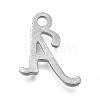 Alloy Letter Pendants PALLOY-J718-01C-A-2