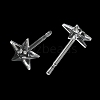 Resin Stud Earring Findings LS-X1-FIND-H046-11-3