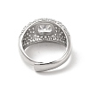 Cubic Zirconia Adjustable Ring RJEW-C050-12-4