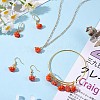 30 Pieces Pumpkin Charms Pendants Thanksgiving Pumpkin Charms Alloy Enamel Charm for Jewelry Necklace Bracelet Earring Making Crafts JX294A-5