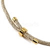 Adjustable Round Polyester Braided Cord Bracelet Making FIND-G117-01G-01-2