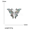 Butterfly Abalone Shell/Paua Shell Brooch Pins PW-WG1F80C-01-5