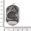 316 Surgical Stainless Steel Big Pendants STAS-Z073-25AS-3