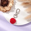 Rose Resin Pendant Decoration KEYC-JKC00822-2