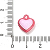Two-Tone Alloy Enamel Pendants AL-CBA5AB7-03D-3