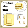 12 Bags Alloy Purse Locks FIND-NB0006-42G-2