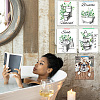 Bathroom Theme Paper Wall Decorations DIY-WH0621-003-4