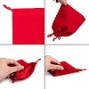 Rectangle Velvet Pouches X1-TP-R002-10x12-04-2