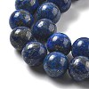 Natural Lapis Lazuli Beads Strands G-P348-01-8mm-3