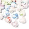 26Pcs 5 Colors Glazed Porcelain Beads PORC-FS0001-33-3