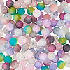 200Pcs 10 Colors Crackle Glass Beads Strands GLAA-TA0003-31B-4