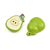 Baking Paint Zinc Alloy Pendants LS-AL-CBA032C-01B-2