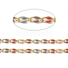 Brass Enamel Curb Chains CHC-C003-13G-19-2