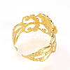 Adjustable Brass Ring Shanks X-KK-R037-260G-3
