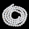 Imitation Jade Glass Beads Strands EGLA-A035-J6mm-L05-2