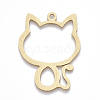 Aluminium Kitten Pendants ALUM-T001-106G-1