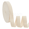 Flat Polycotton Twill Tape Ribbon OCOR-WH0066-92I-01-1