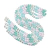 Electroplate Glass Beads Strands EGLA-D300-06-8mm-15-1