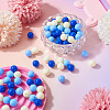 Opaque Acrylic Beads OACR-TAC0014-06G-5