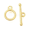 Brass Toggle Clasps KK-B121-06G-2