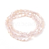 Electroplate Opaque Solid Color Glass Beads Strands EGLA-G035-B-FR05-2