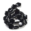 Natural Black Agate Beads Strands G-F769-A01-02-3