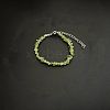 Natural Peridot Chip Beaded Bracelets for Women IW6789-8-1