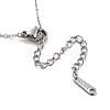 201 Stainless Steel Cable Chain Necklaces NJEW-L124-013P-3