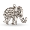 Tibetan Style Alloy Rhinestone Big Pendants LS-ALRI-L048-37AS-2