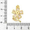 Rack Plating Brass Micro Pave Cubic Zirconia Pendants KK-Z063-24G-3