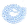 Baking Paint Glass Beads Strands DGLA-N015-8mm-06-2