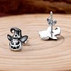 Halloween Alloy Enamel Stud Earrings WGD1460-01-4