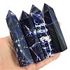 Pointed Tower Natural Sodalite Healing Stone Wands PW-WG48BFA-01-4