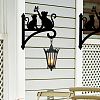Iron Hanging Plant Hanger Bracket HJEW-WH0095-022-7