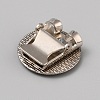 Tibetan Style Zinc Alloy Bolo Tie Slides Clasp Cabochon Settings FIND-WH0260-37J-AS-2