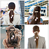 4Pcs 2 Colors Tulip Polyester Elastic Hair Accessories OHAR-CY0001-15-5