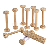 Wooden Bobbins AJEW-WH0031-47A-1