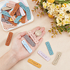  80Pcs 10 Colors PU Leather Label Tags DIY-NB0005-60-3