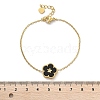 304 Stainless Steel Cable Chain Charm Bracelets for Women BJEW-U024-04G-03-5